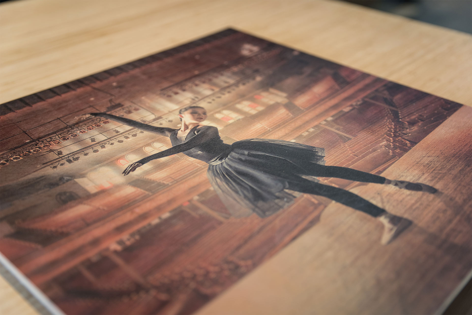 Printed on Wood